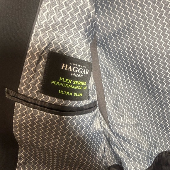 Haggar Men's Charcoal Flex Series Blazer - Picture 7 of 13